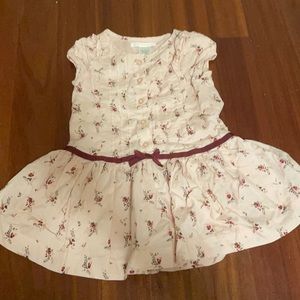 Janie & Jack Pink Floral Dress 12-18 months